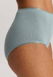 Cotton Seamless Full Brief | Tourmaline Blue 71625-2712