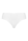 71626 Cotton Seamless Full High Cut Brief - 101 White
