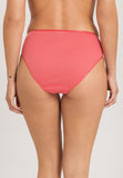 71626 Cotton Seamless Full High Cut Brief - 2309 Porcelain Rose