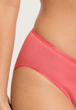71626 Cotton Seamless Full High Cut Brief - 2309 Porcelain Rose