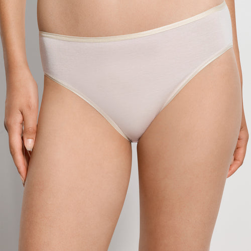 Cotton Seamless Cotton High Cut Full Brief | Honeydew 71626-2341