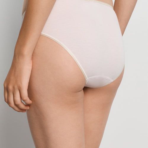 Cotton Seamless Cotton High Cut Full Brief | Honeydew 71626-2341