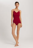 Cotton Seamless Hi Cut Brief | Red Dahlia 71626-2418