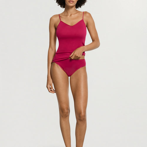 Cotton Seamless Cotton High Cut Full Brief | Light Sangria 71626-2465