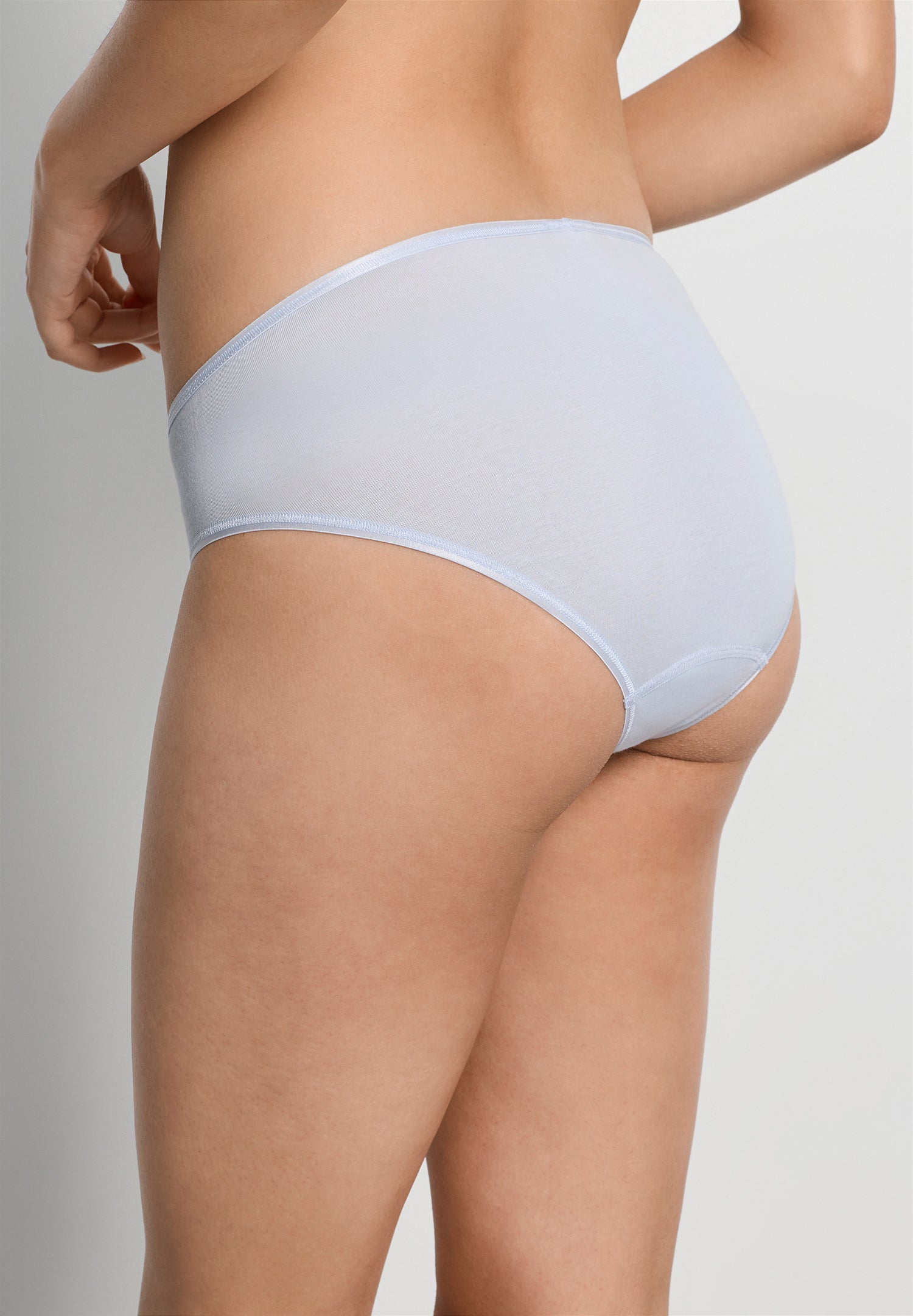 Cotton Seamless Cotton High Cut Full Brief | Blue Dove 71626-2581