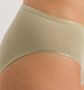 71626 Cotton Seamless Full High Cut Brief - 2720 Moss Green