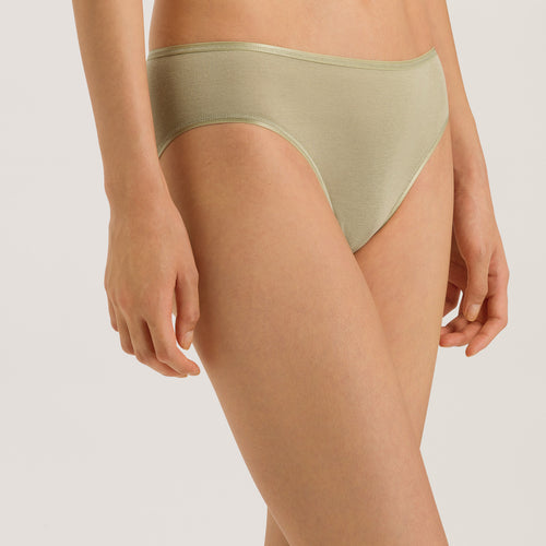 71626 Cotton Seamless Full High Cut Brief - 2720 Moss Green