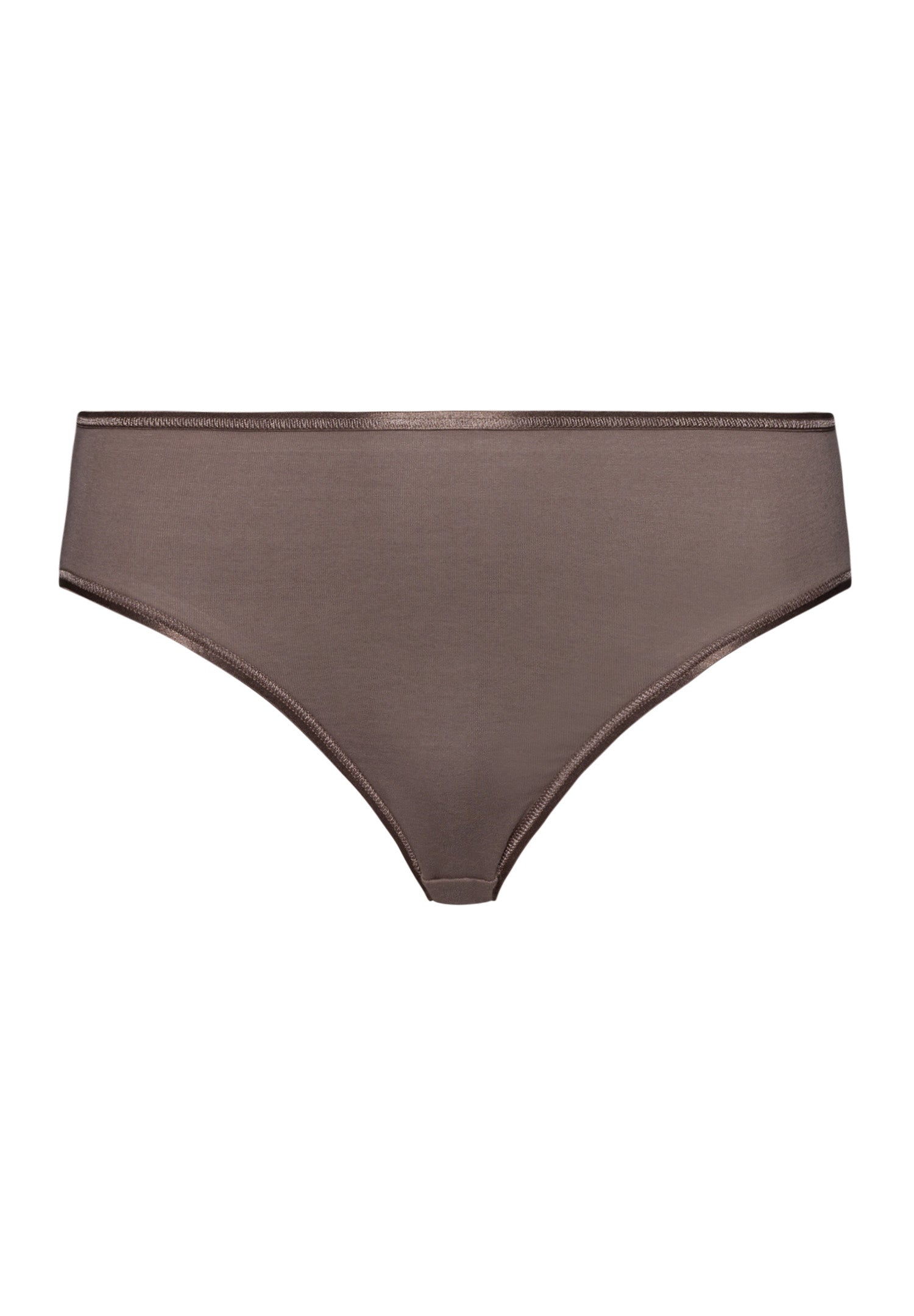 71626 Cotton Seamless Full High Cut Brief - 2756 Stonewash