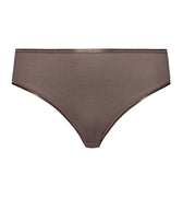 71626 Cotton Seamless Full High Cut Brief - 2756 Stonewash