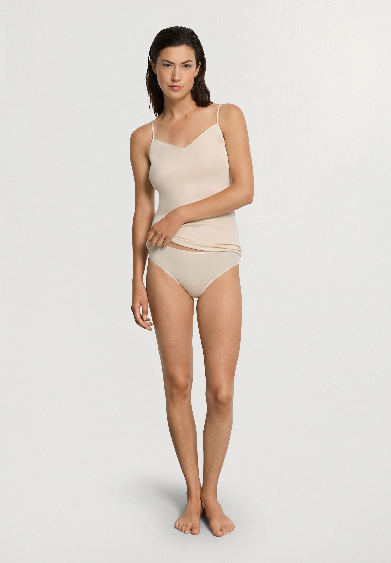 Cotton Seamless Cotton High Cut Full Brief | Summer Sand 71626-2811