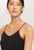 71716 Pure Silk Spaghetti Cami - 019 Black