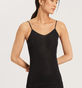 71716 Pure Silk Spaghetti Cami - 019 Black