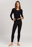 71719 Pure Silk Long Slv Shirt - 019 Black