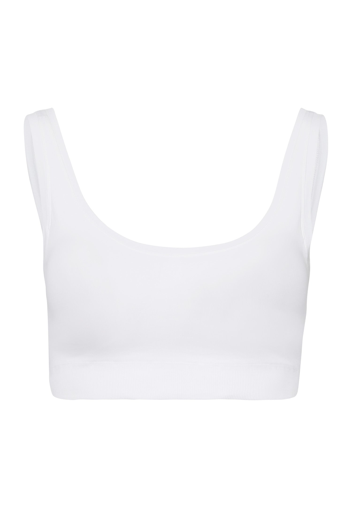 71806 Touch Feeling Crop Top Padded - 101 White