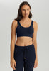Touch Feeling Crop Top Padded | Deep Navy 71806-1610