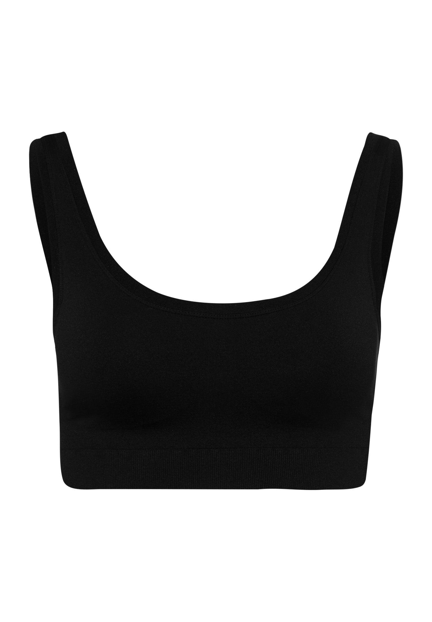 71806 Touch Feeling Crop Top Padded - 199 Black