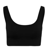 71806 Touch Feeling Crop Top Padded - 199 Black