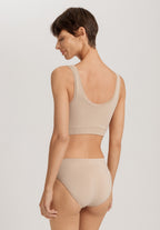 Touch Feeling Crop Top Padded | Coffee Quartz 71806-2216