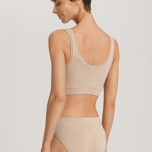 Touch Feeling Crop Top Padded | Coffee Quartz 71806-2216