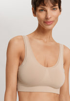 Touch Feeling Crop Top Padded | Coffee Quartz 71806-2216
