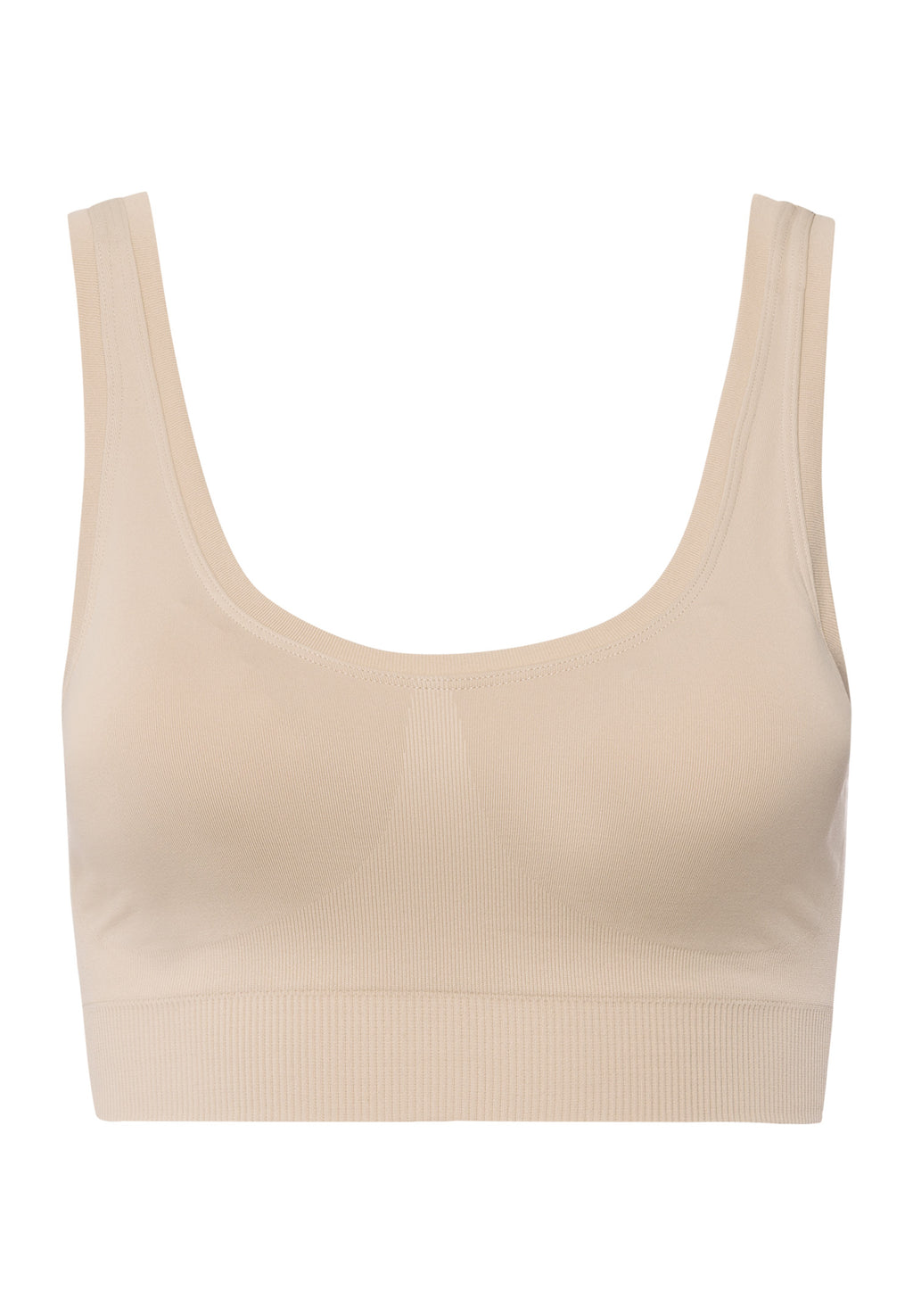 Touch Feeling Crop Top Padded | Coffee Quartz 71806-2216