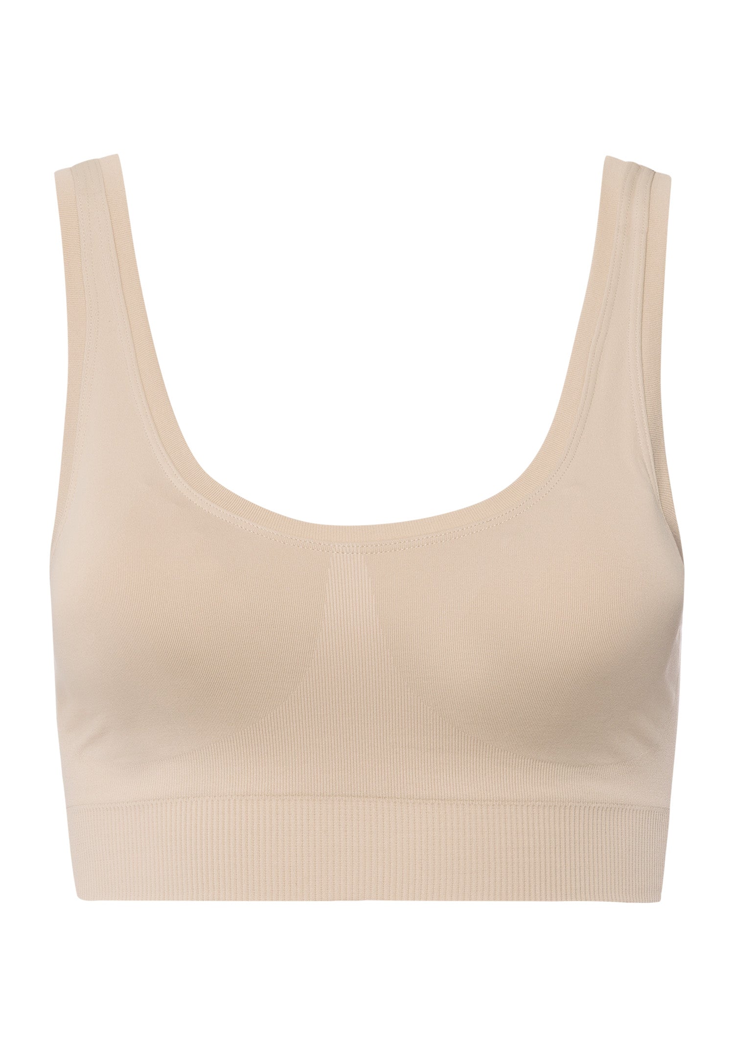 Touch Feeling Crop Top Padded | Coffee Quartz 71806-2216
