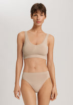 Touch Feeling Crop Top Padded | Coffee Quartz 71806-2216