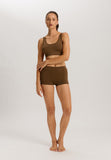 Touch Feeling Crop Top Padded | Mochaccino 71806-2757
