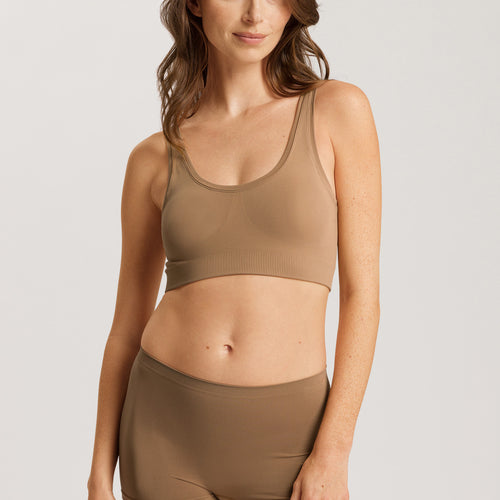 71806 Touch Feeling Crop Top Padded - 2821 Walnut