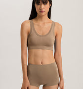71806 Touch Feeling Crop Top Padded - 2828 Deep Taupe