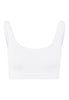 71810 Touch Feeling Crop Top - 101 White