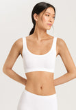 71810 Touch Feeling Crop Top - 101 White