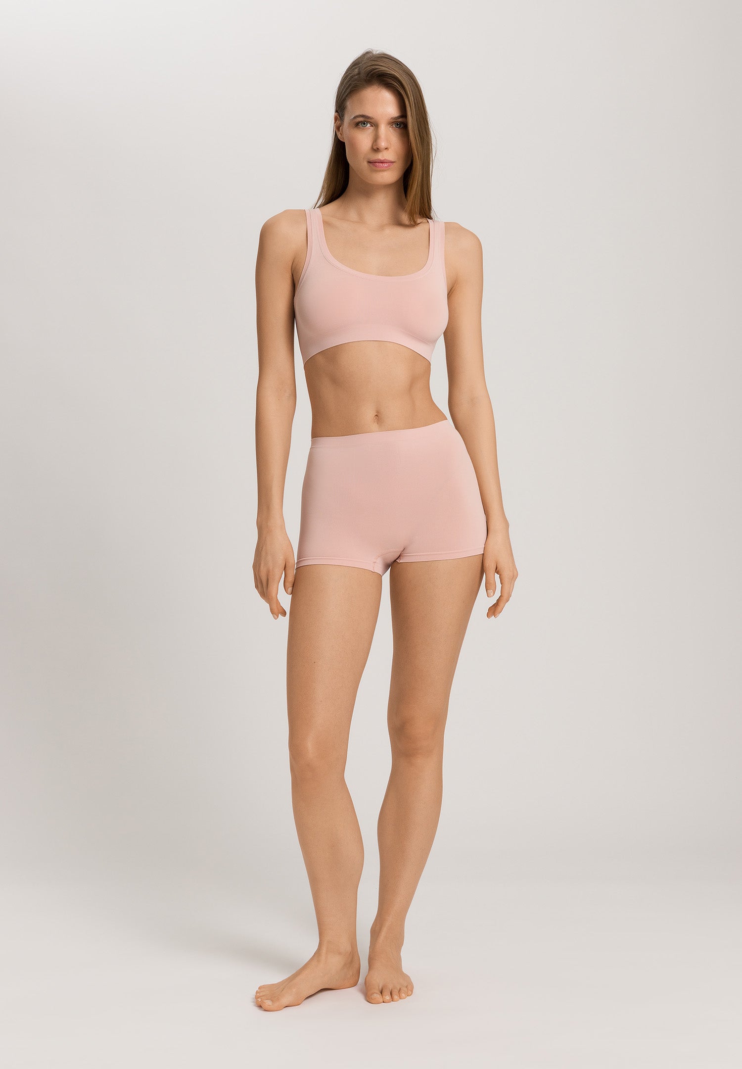 Touch Feeling Crop Top | Blush 71810-1359