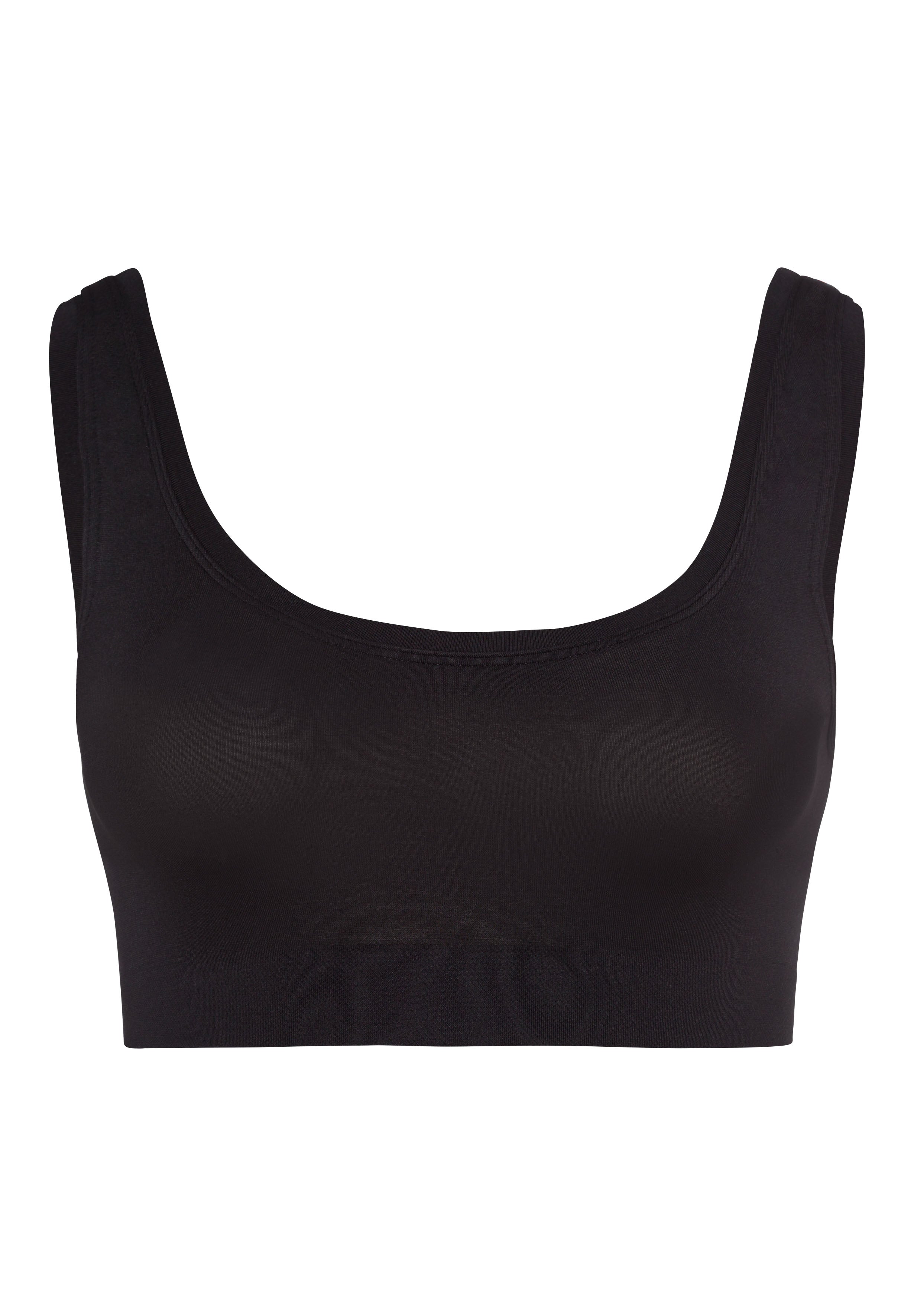 71810 Touch Feeling Crop Top - 199 Black