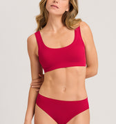 71810 Touch Feeling Crop Top - 2401 Garnet Red