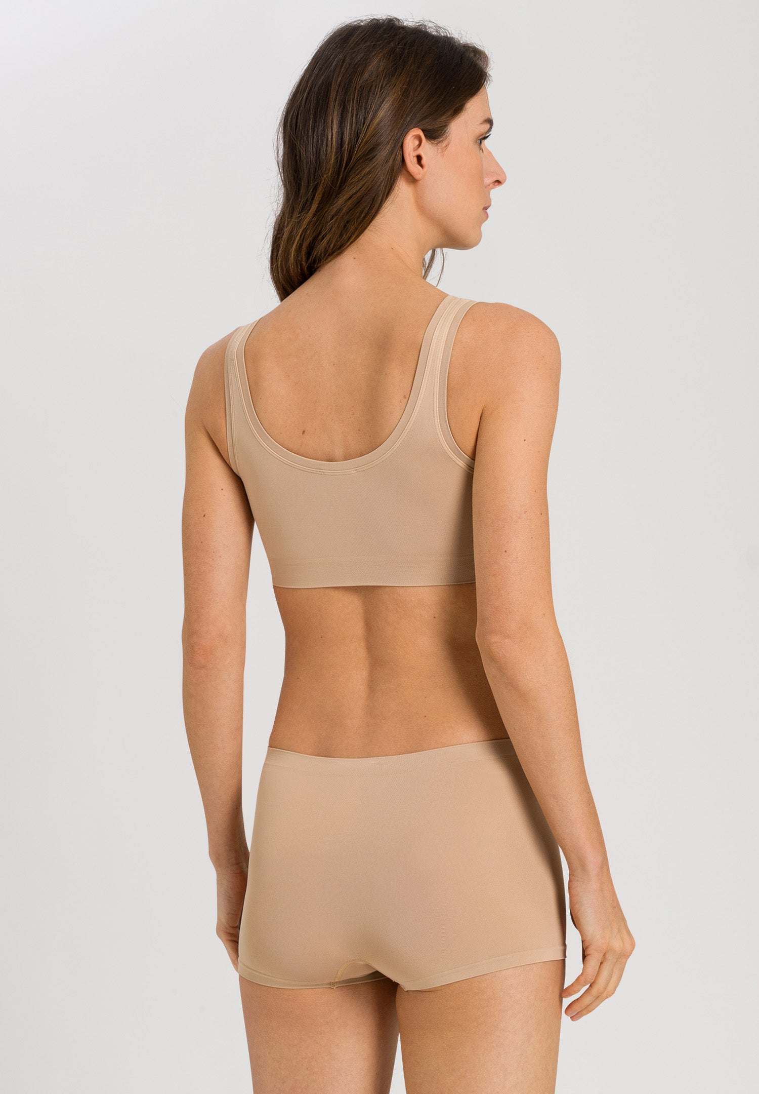 71810 Touch Feeling Crop Top - 274 Beige