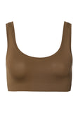 Touch Feeling Crop Top | Mochaccino 71810-2757