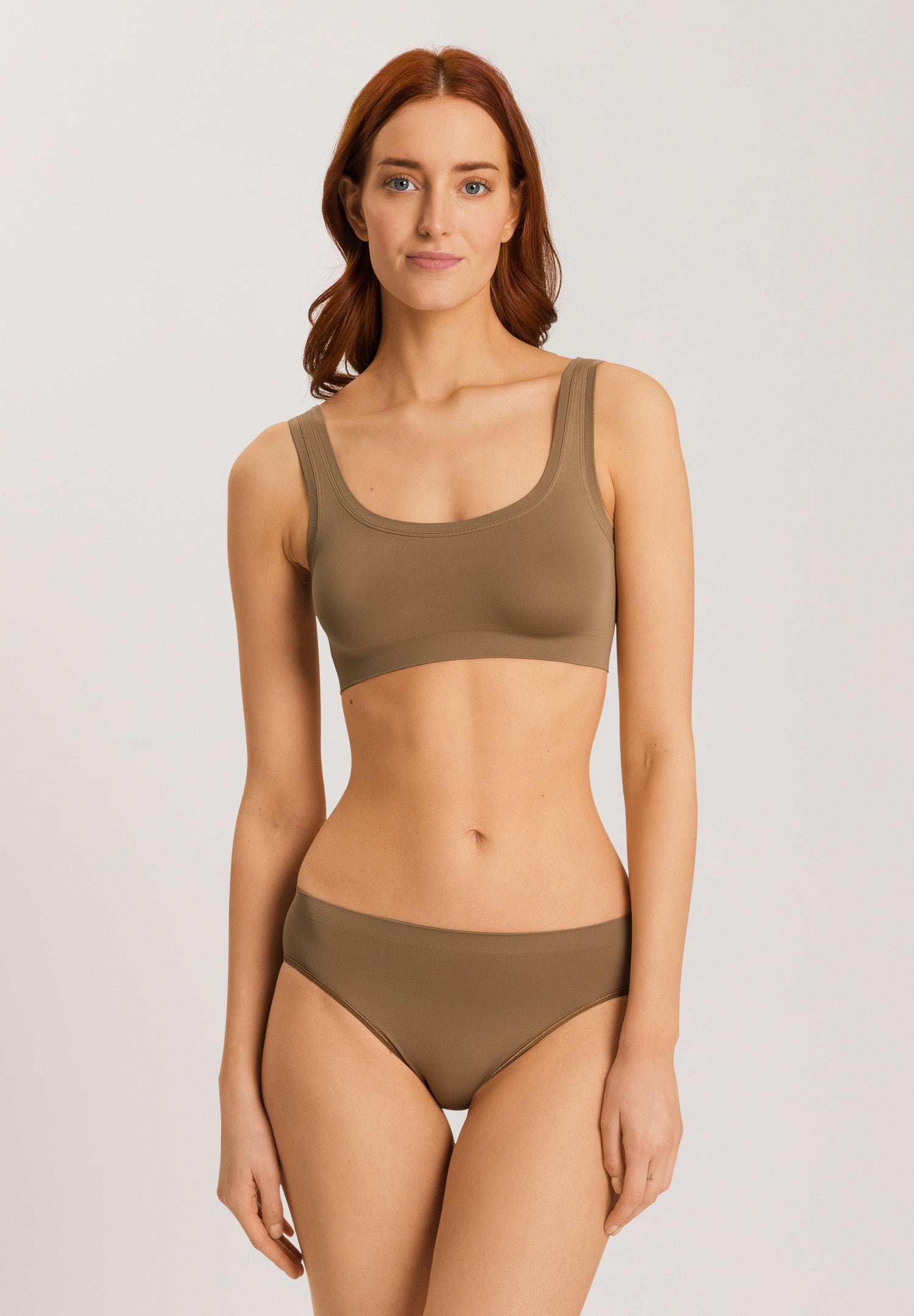 71810 Touch Feeling Crop Top - 2821 Walnut