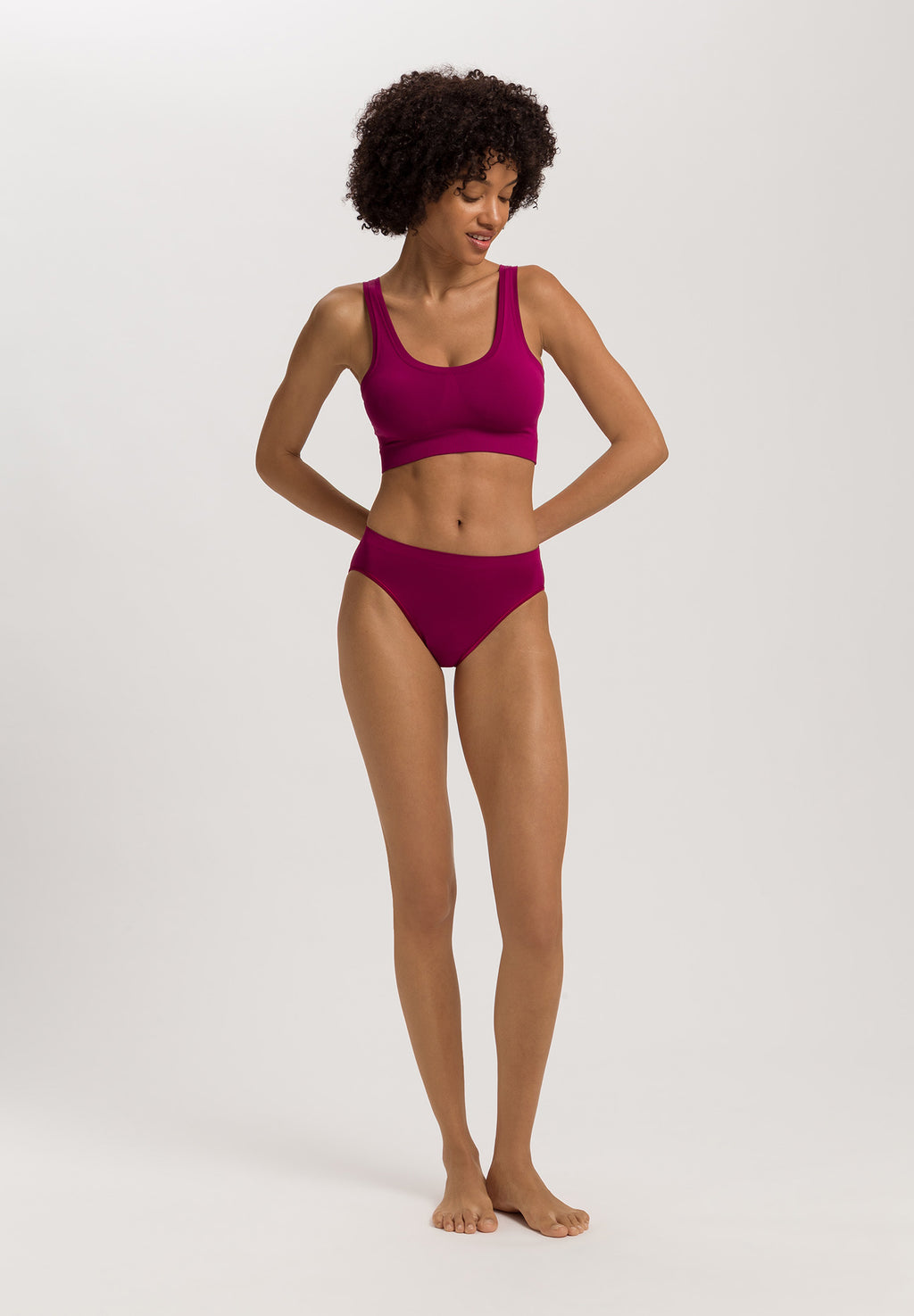 Touch Feeling Hi Cut Brief | Pink Tourmaline 71812-2473