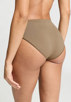 Touch Feeling High Cut Brief | Suede Camel 71812-2825
