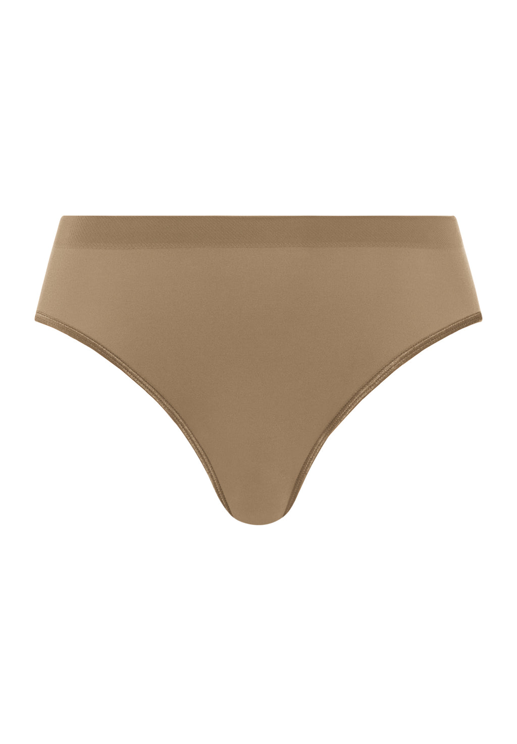 Touch Feeling High Cut Brief | Suede Camel 71812-2825