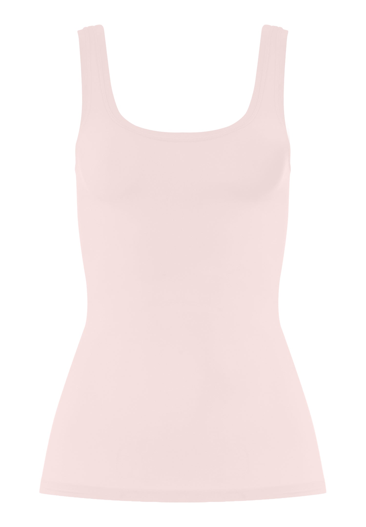 Touch Feeling Round Neck Tank Top | Rosewater 71814-2111
