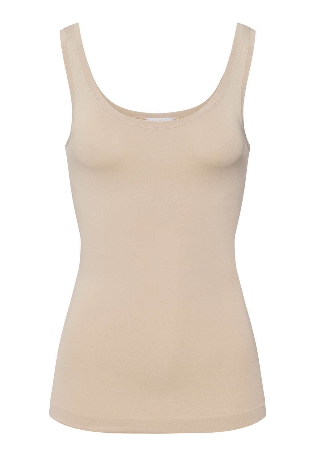 Touch Feeling Round Neck Tank Top | Coffee Quartz 71814-2216