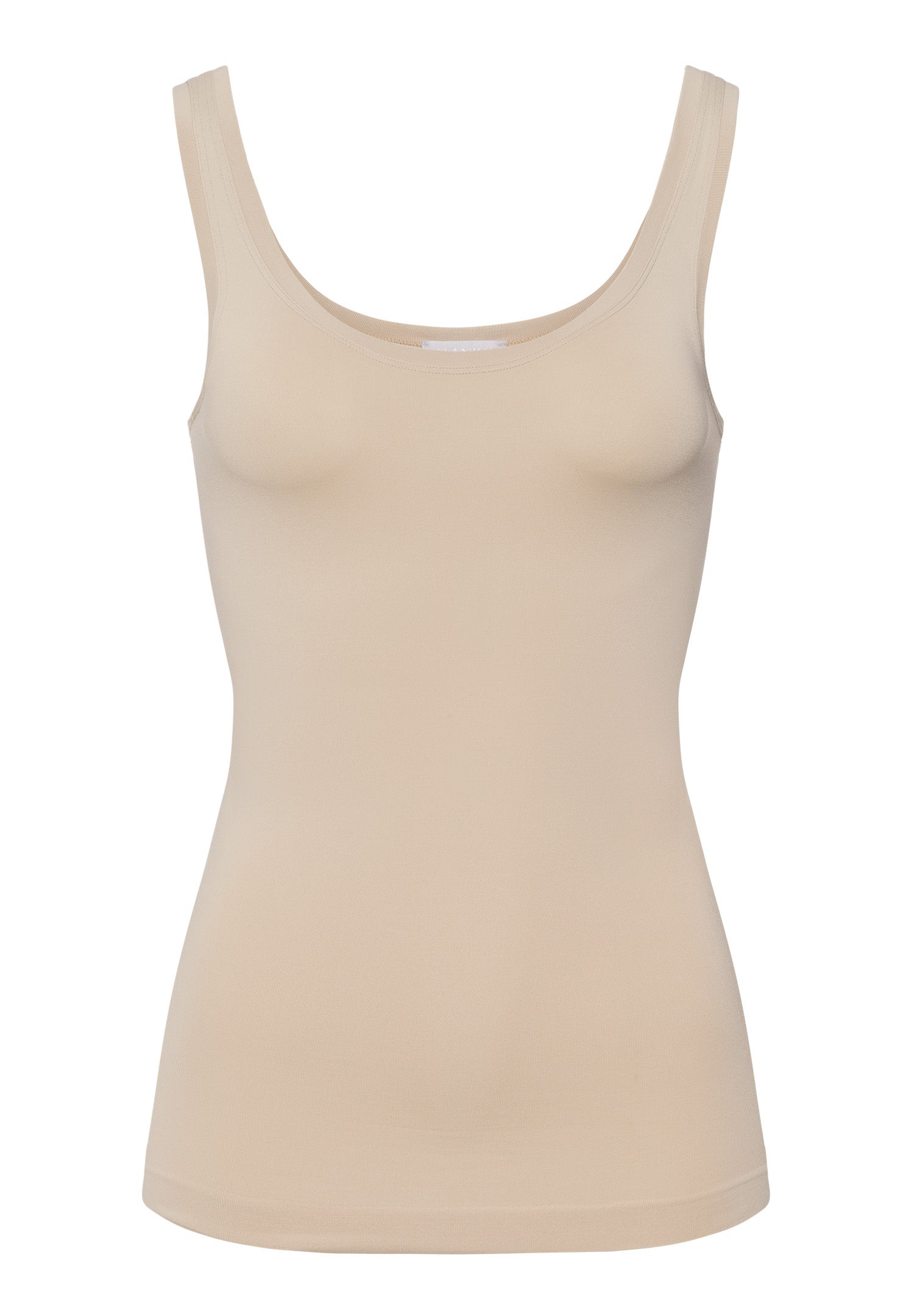 Touch Feeling Round Neck Tank Top | Coffee Quartz 71814-2216
