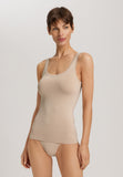 Touch Feeling Round Neck Tank Top | Coffee Quartz 71814-2216