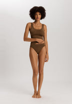 Touch Feeling Round Neck Tank Top | Mochaccino 71814-2757