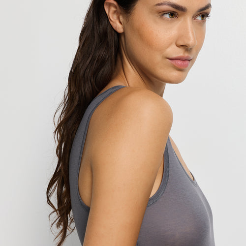 Ultralight Cotton Round Neck Tank Top | Mercury 71821-2181