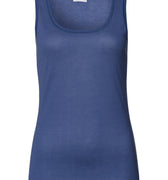 Ultralight Cotton Round Neck Tank Top | Slate Blue 71821-2642