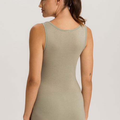 Ultralight Cotton Round Neck Tank Top | Crystal Green 71821-2732