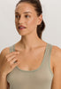 Ultralight Cotton Round Neck Tank Top | Crystal Green 71821-2732